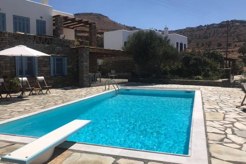 Sunset Villa With Swimming Pool At Tzia Ligia  Exteriér fotografie